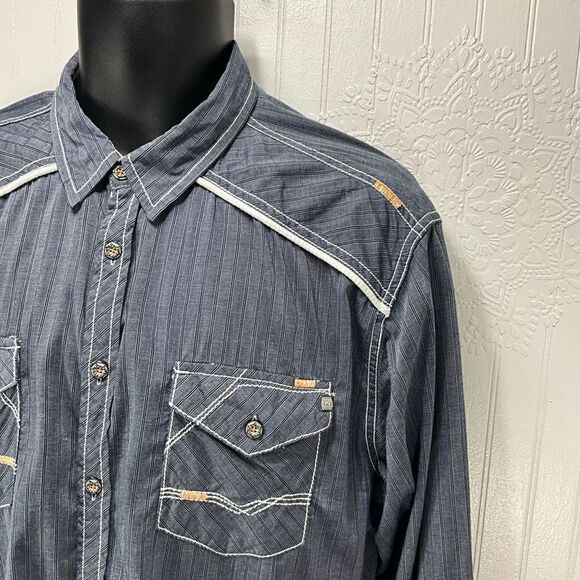 BUCKLE BLACK Long Sleeve Dress Shirt - Picture 2 of 7